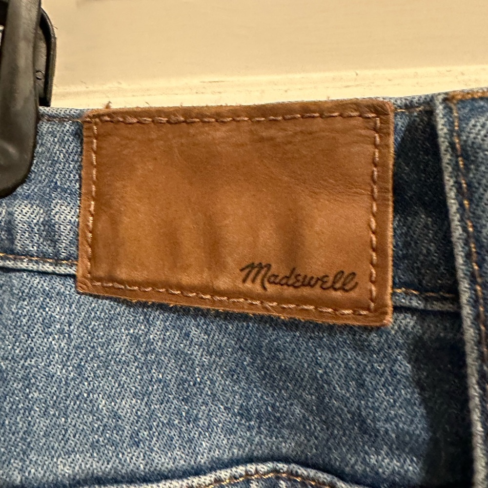 Madewell high waisted boyjean slim crop size 32 Blue Women's Jeans - Picture 2 of 11